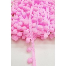 Pembe Şerit Ponpon 1,5cm