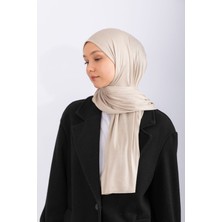 Hijabchi Penye Şal Jersey - Bademi