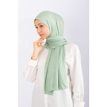 Hijabchi Penye Şal Jersey - Su Yeşili