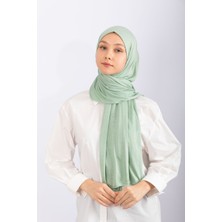Hijabchi Penye Şal Jersey - Su Yeşili