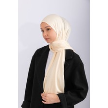 Hijabchi Penye Jersey - Krem
