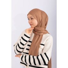 Hijabchi Penye Jersey - Fındık Kabuğu