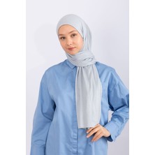 Hijabchi Penye Şal Jersey - Gümüş Grisi