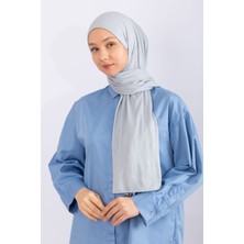 Hijabchi Penye Şal Jersey - Gümüş Grisi