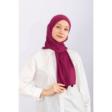 Hijabchi Penye Şal Jersey - Koyu Fuşya