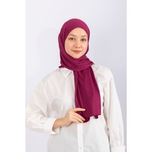 Hijabchi Penye Şal Jersey - Koyu Fuşya
