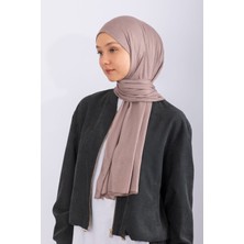 Hijabchi Penye Şal Jersey - Vizon
