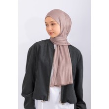 Hijabchi Penye Şal Jersey - Vizon