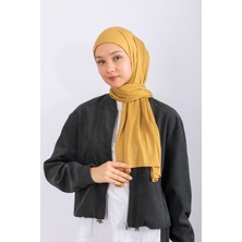 Hijabchi Penye Şal Jersey - Gold