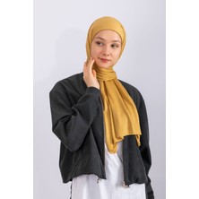 Hijabchi Penye Şal Jersey - Gold
