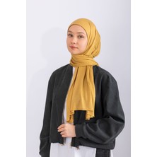 Hijabchi Penye Şal Jersey - Gold