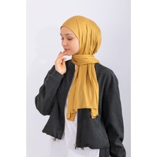 Hijabchi Penye Şal Jersey - Gold