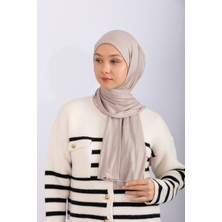 Hijabchi Penye Şal Jersey - Açık Vizon