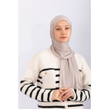 Hijabchi Penye Şal Jersey - Açık Vizon