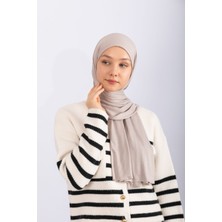 Hijabchi Penye Şal Jersey - Açık Vizon