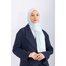 Hijabchi Penye Şal Jersey - Buz Mavisi