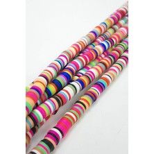 Hayalperest Boncuk Çok Renkli Fimo Hamur Boncuk 6 mm