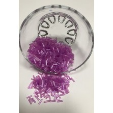 Fuşya Boru Boncuk 5 mm