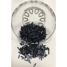 Lacivert Renk Boru Boncuk 5 mm