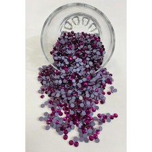 Hayalperest Boncuk Açık Mürdüm Ütüyle Yapışan Boncuk SS20 5mm Yapıştırma Taş 25 Grm