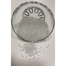 Az Şeffaf Beyaz Kesme Boncuk 50 gr