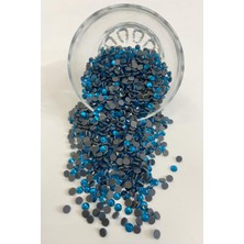 Hayalperest Boncuk Mavi Ütüyle Yapışan Boncuk SS20 5mm Yapıştırma Taş 25 Grm