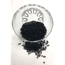 Siyah Kum Boncuk Orta Boy 3 mm 50 gr
