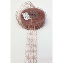 Pudra Renk Dantel Tela Kurdele 2,5Cm
