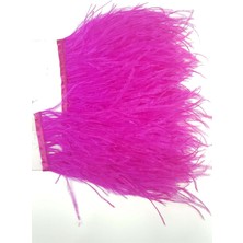 Fuşya Deve Kuşu Tüyü 1 mt