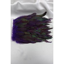 Koyu Mor Şandel Tüyü