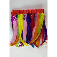 Rengarenk Uzun Şandel Tüyü