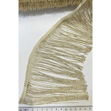 Gold Simli Saçak Şerit Püskül 15 cm