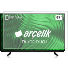 Best Ekran  Arçelik A43K 586 Hotel Tv Ekran Koruyucu - Arçelik 43" Inç 108 Ekran Koruyucu