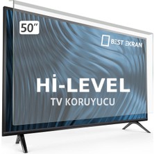 Best Ekran  Hi Level 50UL700 Tv Ekran Koruyucu - Hi Level 50" Inç Kırılmaz Ekran Koruyucu