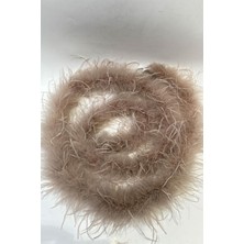 Koyu Pudra Malibu Deve Kuşu Tüyü