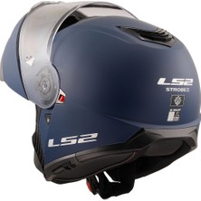 Ls2 Sttrobe 2 Mat Navy Mavi Çene Açılır Kask