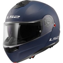 Ls2 Sttrobe 2 Mat Navy Mavi Çene Açılır Kask