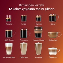 Philips Premium Tam Otomatik Kahve ve Espresso Makinesi, Lattego 12 Farklı Kahve,luciole Beyaz Lambader Hediye