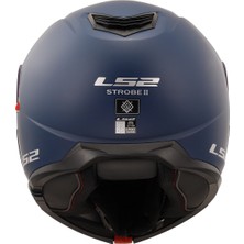 Ls2 Strobe 2 Mat Navy Mavi Kask