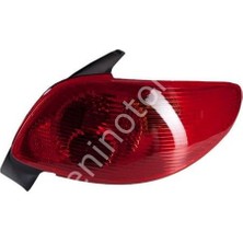 Mars Stop Lambası Sağ Peugeot 206 Stop Lambası 98-05 Duysuz