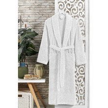 Philippus  Active Bukle Şalyaka Tek Kutulu Bornoz Beyaz