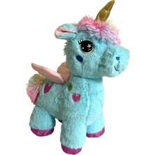 Peluş Boynuzlu ve Kanatlı At Pony Unicorn 42 cm