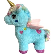 Peluş Boynuzlu ve Kanatlı At Pony Unicorn 42 cm