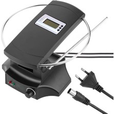 Ayt Powermaster SG-029A Saatli Uhf Vhf Tv Üstü Anten Iç Mekan Tv Anteni Karasal Yükselticili Tüplü Tv Anteni