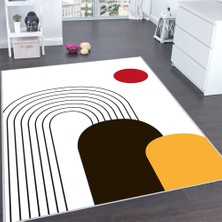 Eliana Home Dijital Baskı Yıkanabilir Kaymaz Taban Salon Halısı ve Yolluk LNA0127-SD934