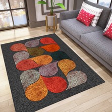 Eliana Home Dijital Baskı Yıkanabilir Kaymaz Taban Salon Halısı ve Yolluk LNA0190-SD915