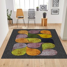 Eliana Home Dijital Baskı Yıkanabilir Kaymaz Taban Salon Halısı ve Yolluk LNA0208-SD917