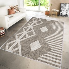Eliana Home Dijital Baskı Yıkanabilir Kaymaz Taban Salon Halısı ve Yolluk LNA0166-SM26