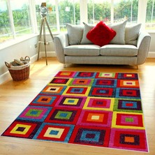 Eliana Home Dijital Baskı Yıkanabilir Kaymaz Taban Salon Halısı ve Yolluk LNA0372