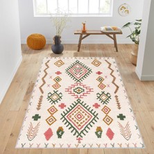 Eliana Home Dijital Baskı Yıkanabilir Kaymaz Taban Salon Halısı ve Yolluk LNA1009